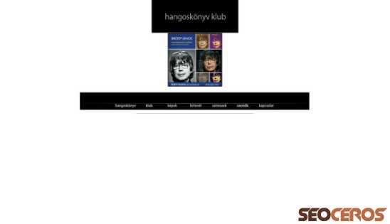 hangoskonyvklub.hu desktop Vista previa