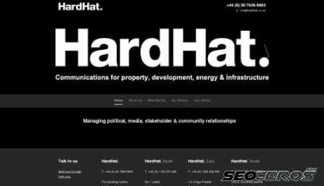 hardhat.co.uk desktop vista previa