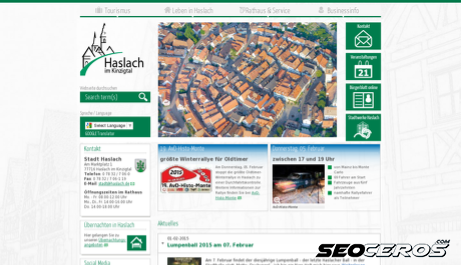 haslach.de desktop előnézeti kép