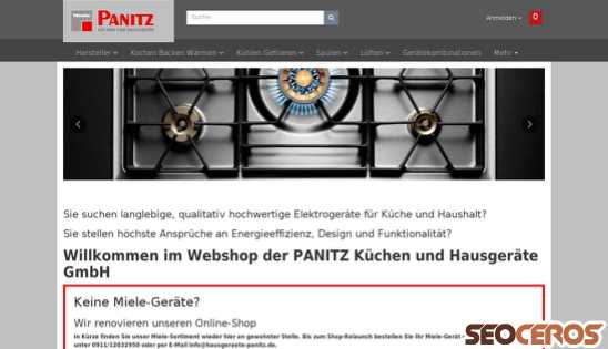 hausgeraete-panitz.de desktop prikaz slike