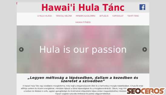 hawaiihulatanc.hu desktop előnézeti kép