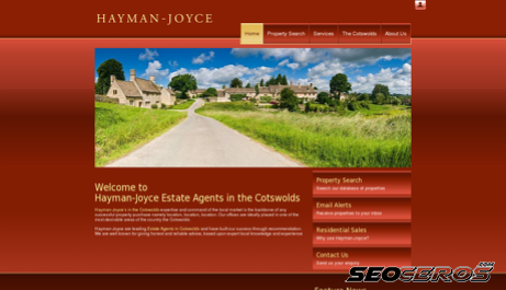 haymanjoyce.co.uk desktop náhled obrázku