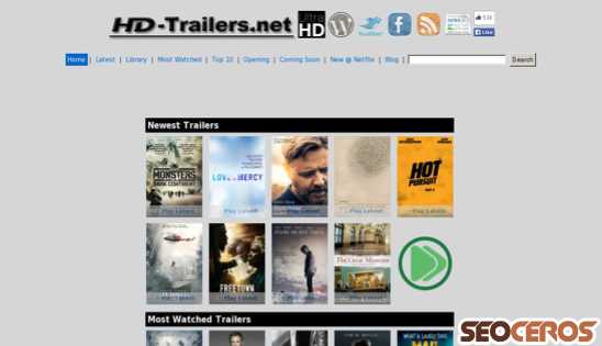hd-trailers.net desktop Vista previa