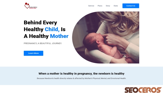 healthymother-healthybaby.com desktop preview