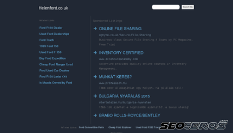 helenford.co.uk desktop előnézeti kép