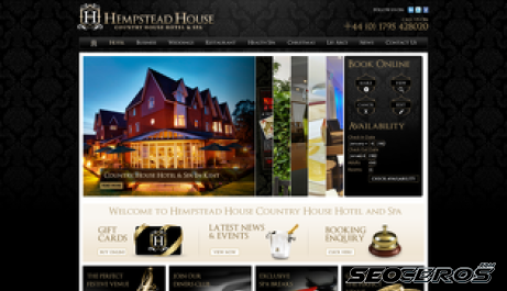 hempsteadhouse.co.uk desktop previzualizare