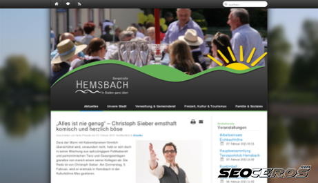 hemsbach.de desktop preview