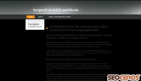 hengerelt-aszfalt.hu desktop obraz podglądowy