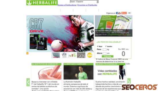 herbalife.es desktop náhled obrázku