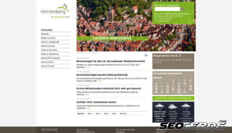 herrenberg.de desktop előnézeti kép