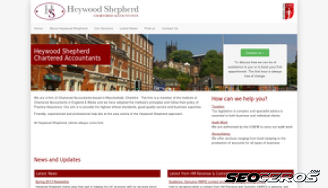 heywoodshepherd.co.uk desktop náhled obrázku