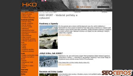 hiko.cz desktop anteprima