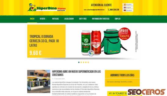 hiperdinoexpress.es desktop náhled obrázku