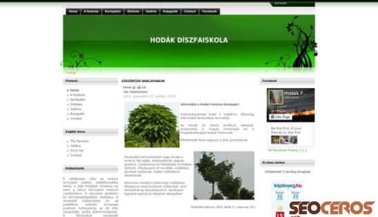 hodakfaiskola.hu desktop előnézeti kép