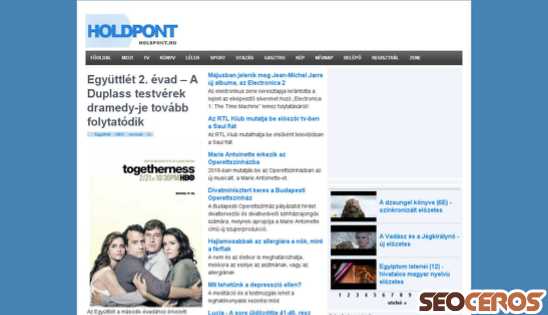 holdpont.hu desktop náhľad obrázku