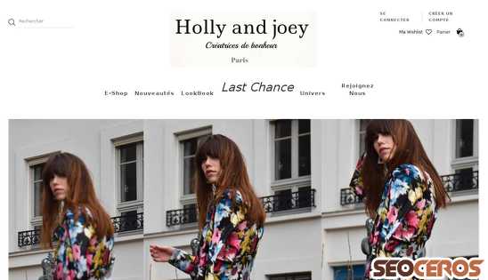 hollyandjoey.fr desktop náhľad obrázku