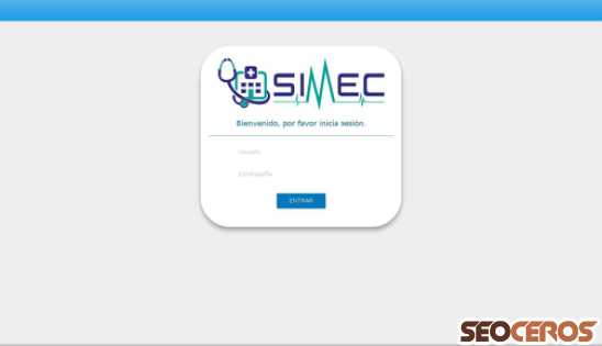 hospitalsimec.ec desktop förhandsvisning