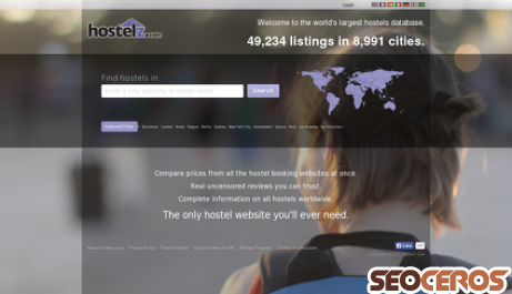 hostelz.com desktop előnézeti kép