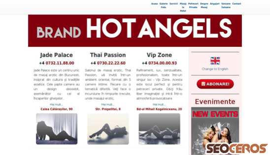 HotAngels.ro desktop Vista previa