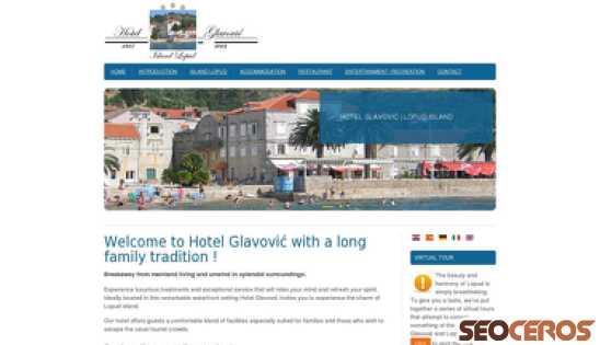 hotel-glavovic.hr desktop előnézeti kép