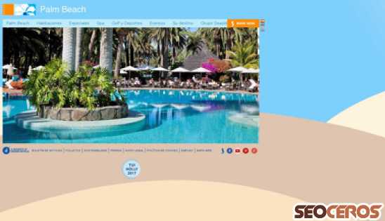 hotel-palm-beach.es desktop förhandsvisning