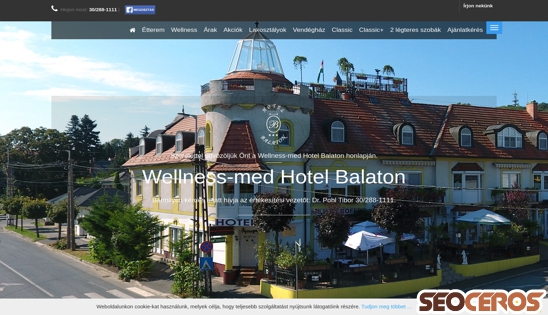 hotelbalaton.hu desktop náhľad obrázku