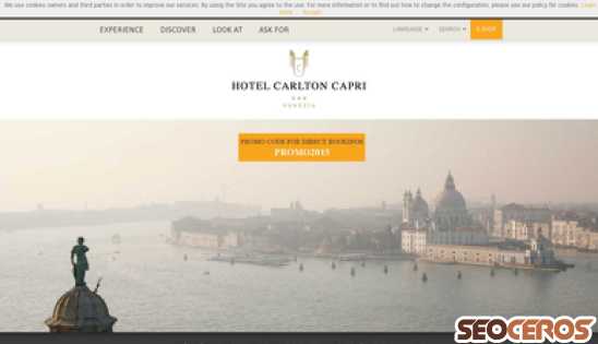 hotelcapri.net desktop preview