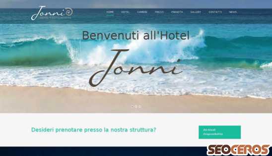 hoteljonnisottomarina.it desktop preview