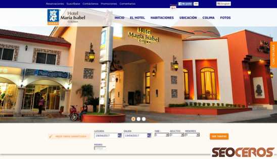 hotelmariaisabel.com.mx desktop vista previa