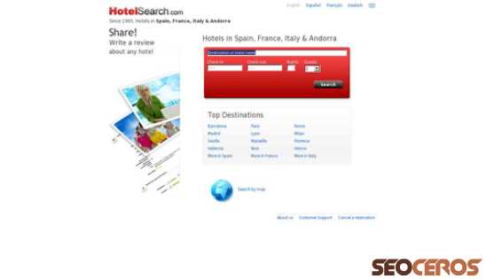 hotelsearch.com desktop előnézeti kép