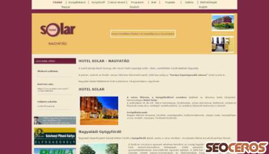 hotelsolar.eu desktop náhled obrázku