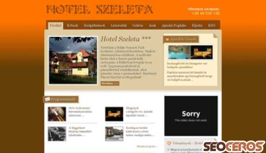 hotelszeleta.hu desktop náhľad obrázku