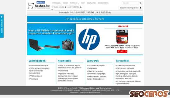 hpshop.hu desktop előnézeti kép