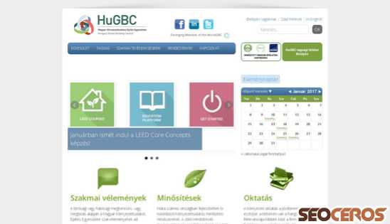 hugbc.hu desktop előnézeti kép