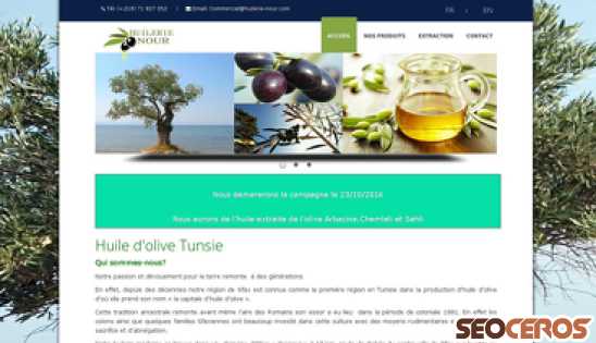 huilerie-nour.com desktop previzualizare