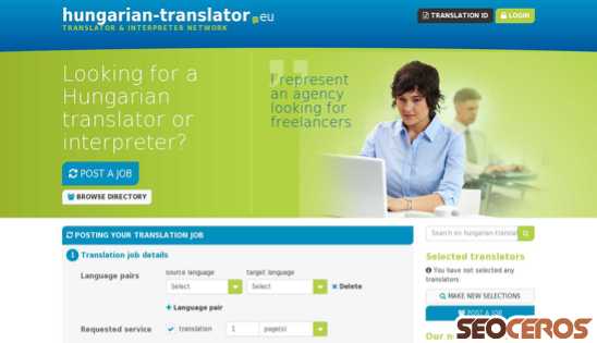 hungarian-translator.eu desktop vista previa