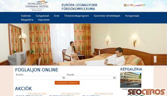 hungarospa.hu/Hotel desktop előnézeti kép