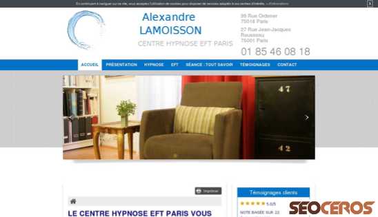 hypnose-paris-eft.fr desktop prikaz slike