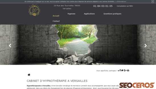 hypnotherapie-versailles.fr desktop prikaz slike