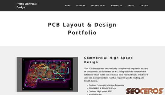 hytek-ed.com/pcb_layout_portfolio.html desktop anteprima