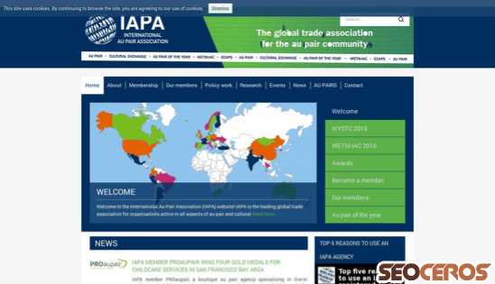 iapa.org desktop előnézeti kép
