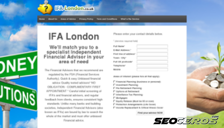 ifa-london.co.uk desktop förhandsvisning