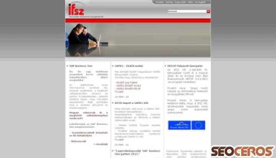 ifsz.hu desktop előnézeti kép