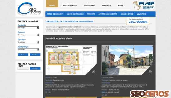 immobiliarecasanova.com desktop előnézeti kép