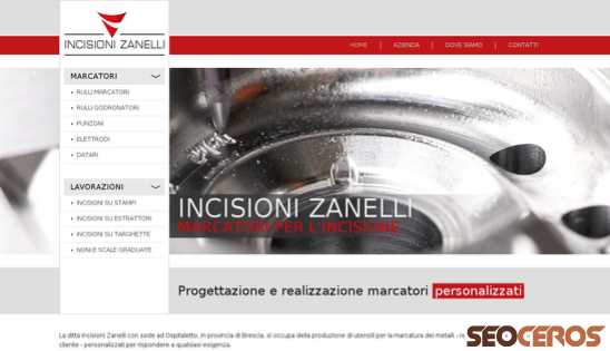 incisionizanelli.it desktop förhandsvisning