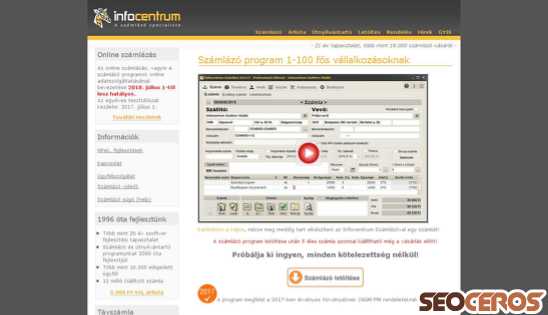 infocentrum.hu desktop előnézeti kép