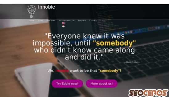 innobie.tech desktop prikaz slike