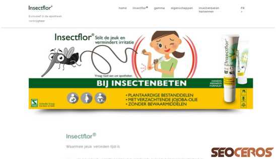insectflor.be desktop náhľad obrázku