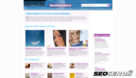 insomniacs.co.uk desktop Vista previa