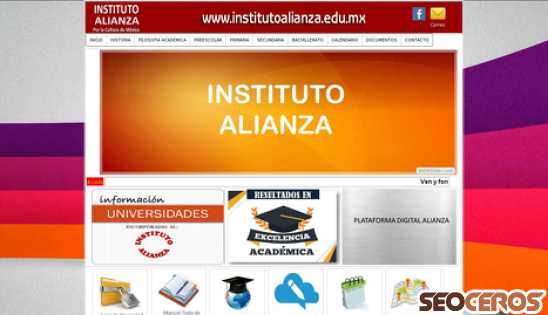 institutoalianza.edu.mx desktop előnézeti kép